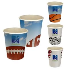 5 Oz Full Color Sporty Paper Cup