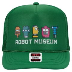 5 Panel High Crown Mesh Back Trucker Hat - Young Adult