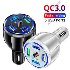 5-Port USB Fast Car Charger
