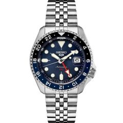 5 Sports Ss Automatic Gmt Blue Dial