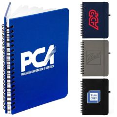 5 X 7 Premium Ultrahyde Leather Notebook With Pen Holder
