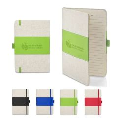 5 X 7 Soft Cover PU & Heathered Fabric Journal