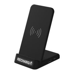 5w Wireless Charging Station With Light-Up Logo
