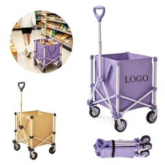 600d Oxford Collapsible Wagon Cart Detachable Basket