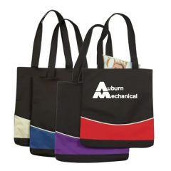 600d Polyester Reusable Tote Bag W/ Handles For Outdoors
