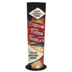 60 Inch H Paper-Stock Totem