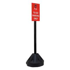 60 Inch Rover Portable Sign Post Single-Sided Kit
