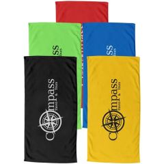 60 Inch  X 30 Inch  Colored Coastal Beach Towel