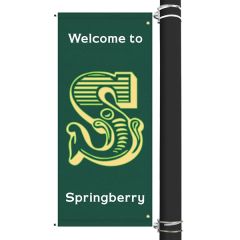 60 Inch X 30 Inch Custom Sunbrellaavenue Banner-2 Color Imprint