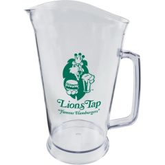 60 Oz Clear Styrene Plastic Beer Pitcher With Handle