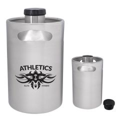64 Oz. Portable And Handy Stainless Steel Growler