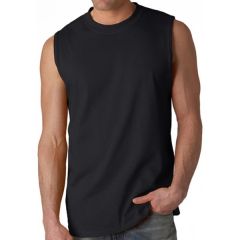 6.1 Oz 100 % Pre-Shrunk Jersey Knit Cotton Sleeveless Tee - Special Offer