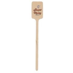 6.25 Inch Upright Rectangle Wood Drink Stirrer