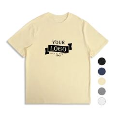 6.3 Oz 100 Percent Cotton Unisex Round Neck Short Sleeve T-Shirt