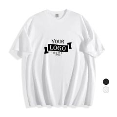 6.3 Oz Womens 100 Percent Cotton Crew Neck Short Sleeve T-Shirt