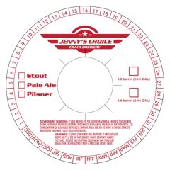 6.5 Inch Keg Collars, Spot Color 0.015 Inch Polyethylene
