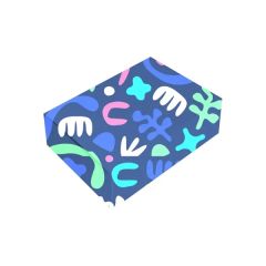 6.75 Inch X 5 Inch X 2 Inch 4CP Full Bleed E-Flute Tuck Box