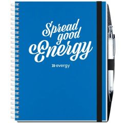 6 1/2 Inch X 8 1/2 Inch Journal With Pen