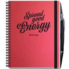 6 1/2 Inch X 8 1/2 Inch Radiant Journal With Pen