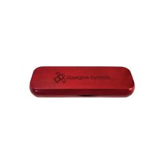 6 3/4 Inch X 2 1/8 Inch Rosewood Double Pen Case