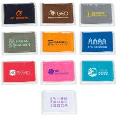 6- X 6- 220 GSM Microfiber Cleaning Cloth In Clear PVC Case