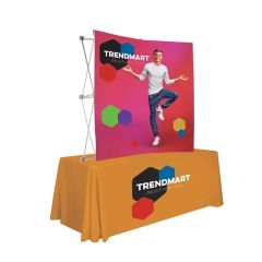 6 Ft Curved Splash Tabletop Face Kit Block-Out
