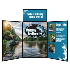 6 Ft Fast Trak Display - Kit C Full Graphic Panels