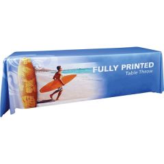 6 Ft Premium Dye Sub Printed Table Throw