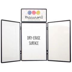 6 Ft Show 'n Write Display With Header Graphic Panel