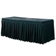 6 Ft Table Skirt In With Top