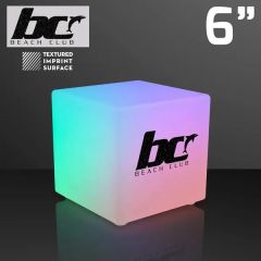 6 Inch Mid-Size Light Cube Remote Controlled Decor