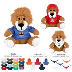 6 Inch Rory Corduroy Lion
