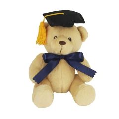 6 Inch Honey Bear W/Grad Cap and Ribbon
