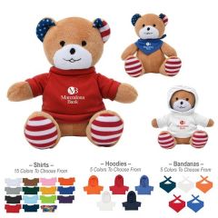 6 Inch  Patriotic Bear