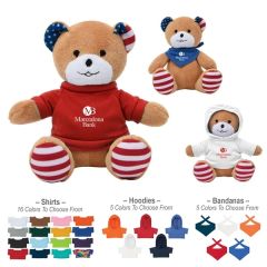 6 Inch Patriotic Bear