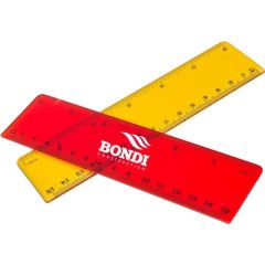 6 Inch Translucent Plastic Ruler