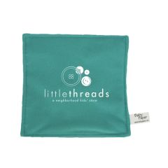 6 Inch Turquoise Baby Paper With One Color Imprint