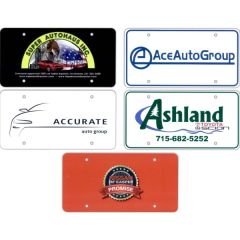 6 Inch X 12 Inch Polyethylene License Plate Inserts