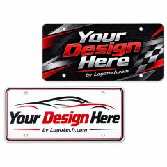 6 Inch X 12 Inch Polystyrene License Plate Insert Card