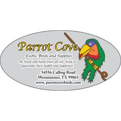 6 Inch X 3 Inch Kwik-Ship Digital Oval Decal