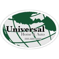 6 Inch X 4 Inch Oval Kwik-Ship Decal
