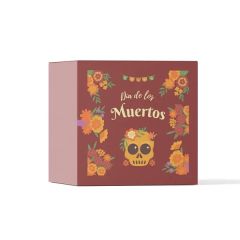 6 Inch X 6 Inch X 3 Inch 4CP Full Bleed E-Flute Tuck Box