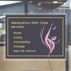 6 Inch X 8 Inch Inside Window Static Cling