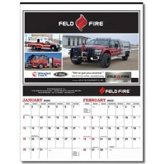 6 Month Large Executive Custom Wall Calendar