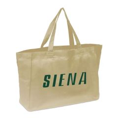 6 Oz 100 Percent Cotton Sheet Reusable Shopping Tote Bag W/ Handles