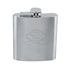 6 Oz Stainless Steel Flask