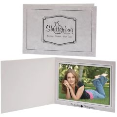 6 X 4 Gray Marble Photo Folder