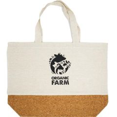 6oz Linen And Cork Tote