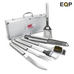 6PC BBQ Grill Set W/ Stainless Steel Tools & Aluminum Case