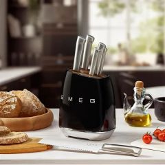 Smeg 6PC Knife Block Set